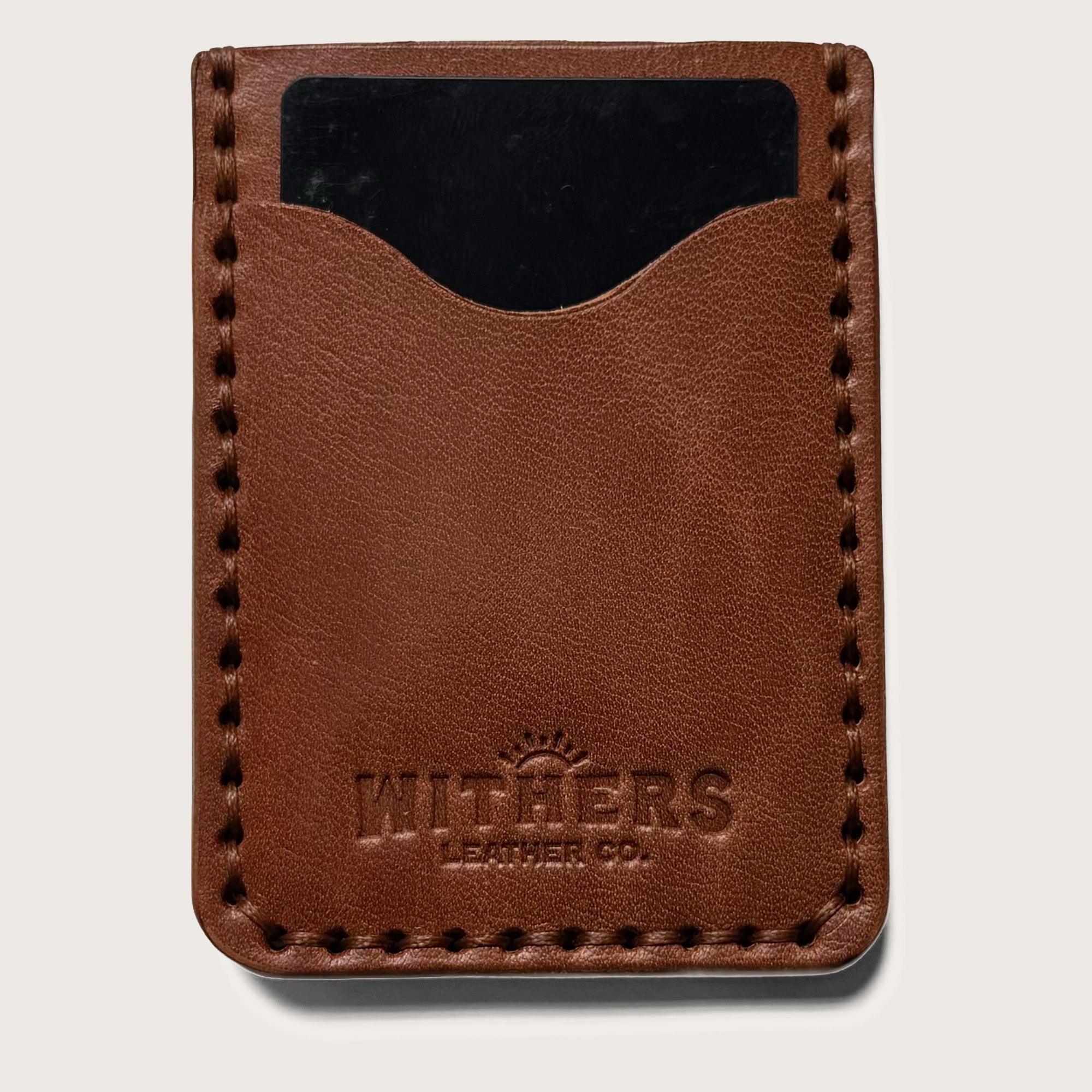 VERTICAL CARD HOLDER - ID WINDOW – Withers Leather Company