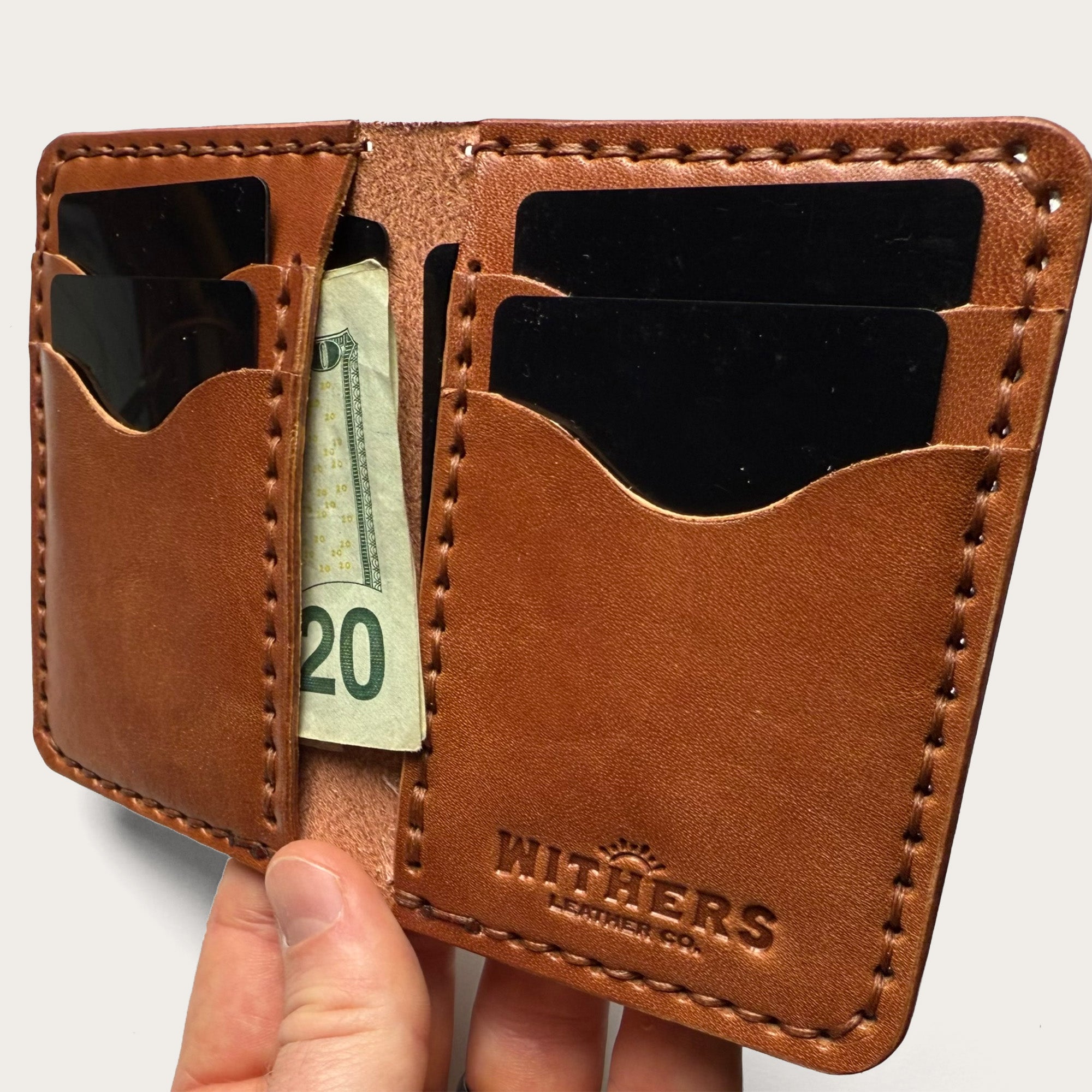 'TRAD' VERTICAL BIFOLD WALLET