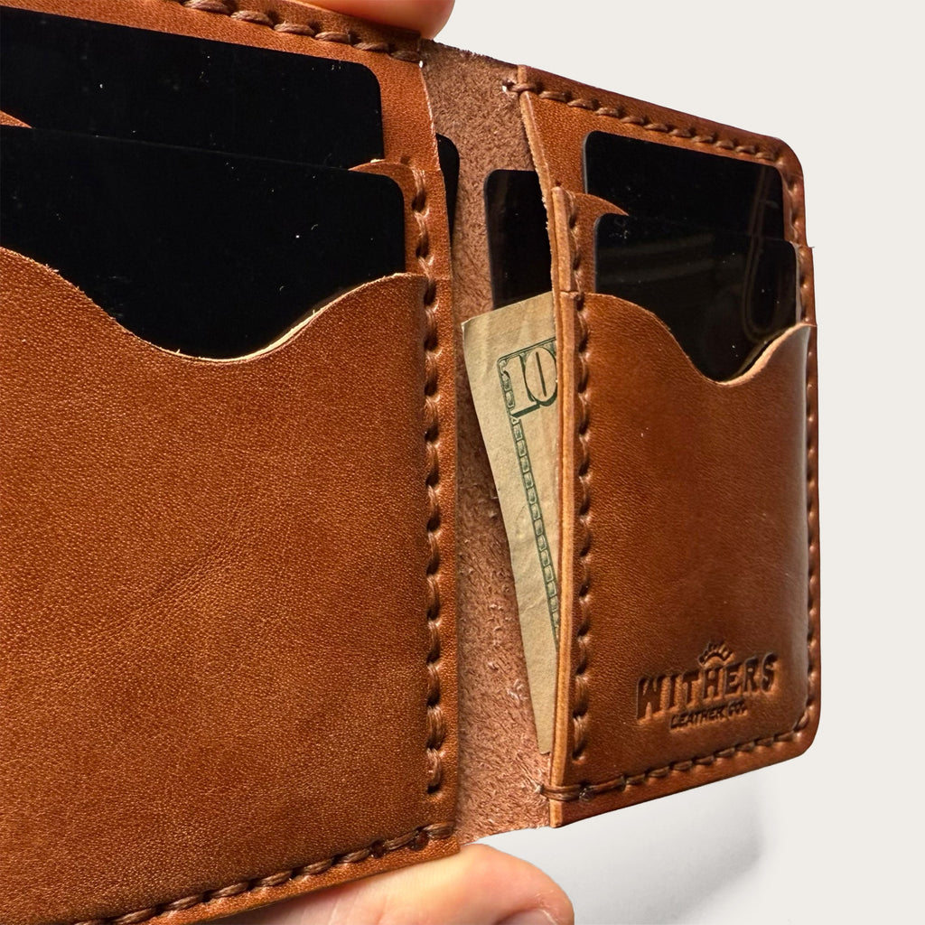 'TRAD' VERTICAL BIFOLD WALLET